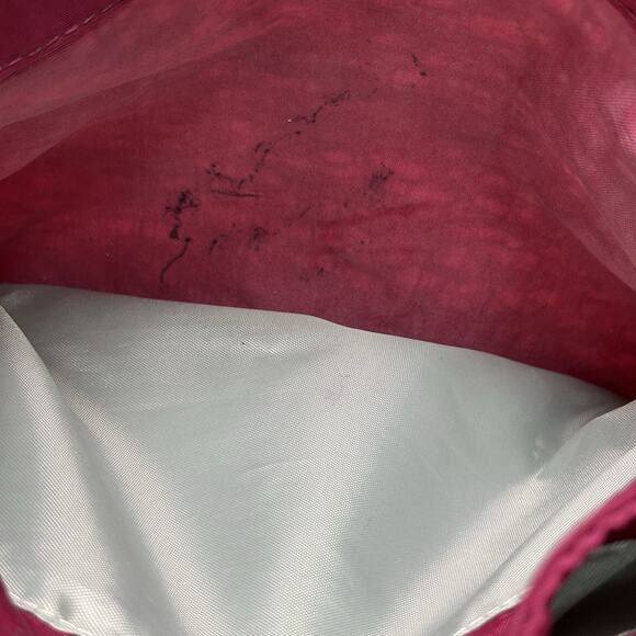 Kipling Felix Large Handbag Bag Polyamide HB7678 Red Burgundy - Picture 14 of 14